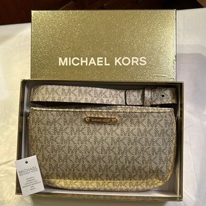 NWT Michael Kors Cambodia Logo Belt Bag S/M